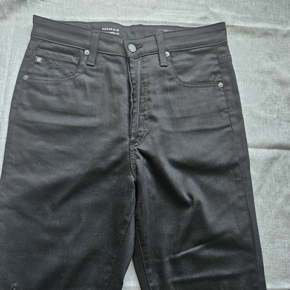 Ag Adriano Goldschmied Alexxis Slim High Waist Jeans in Boundary Size 30r